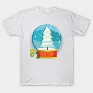 Glass ball with a Christmas tree T-Shirt